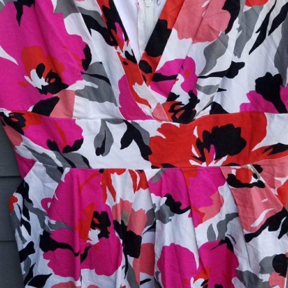 Cool Summer Floral Dress by Corey P size 14 - Picture 6 of 6